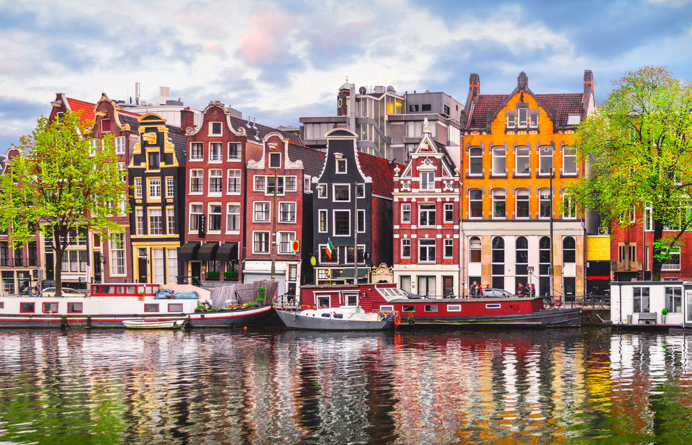 A canal in the Randstad.
